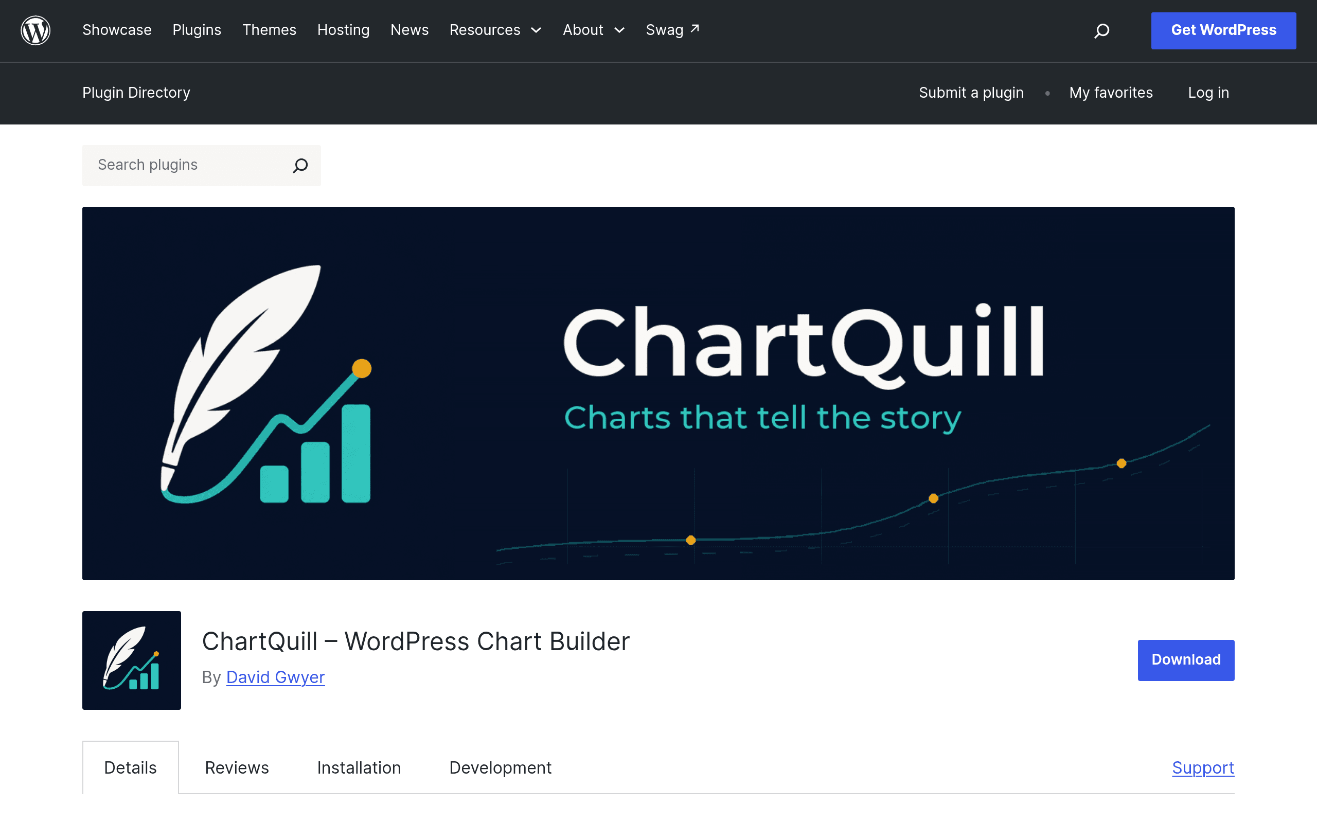 Screenshot of ChartQuill