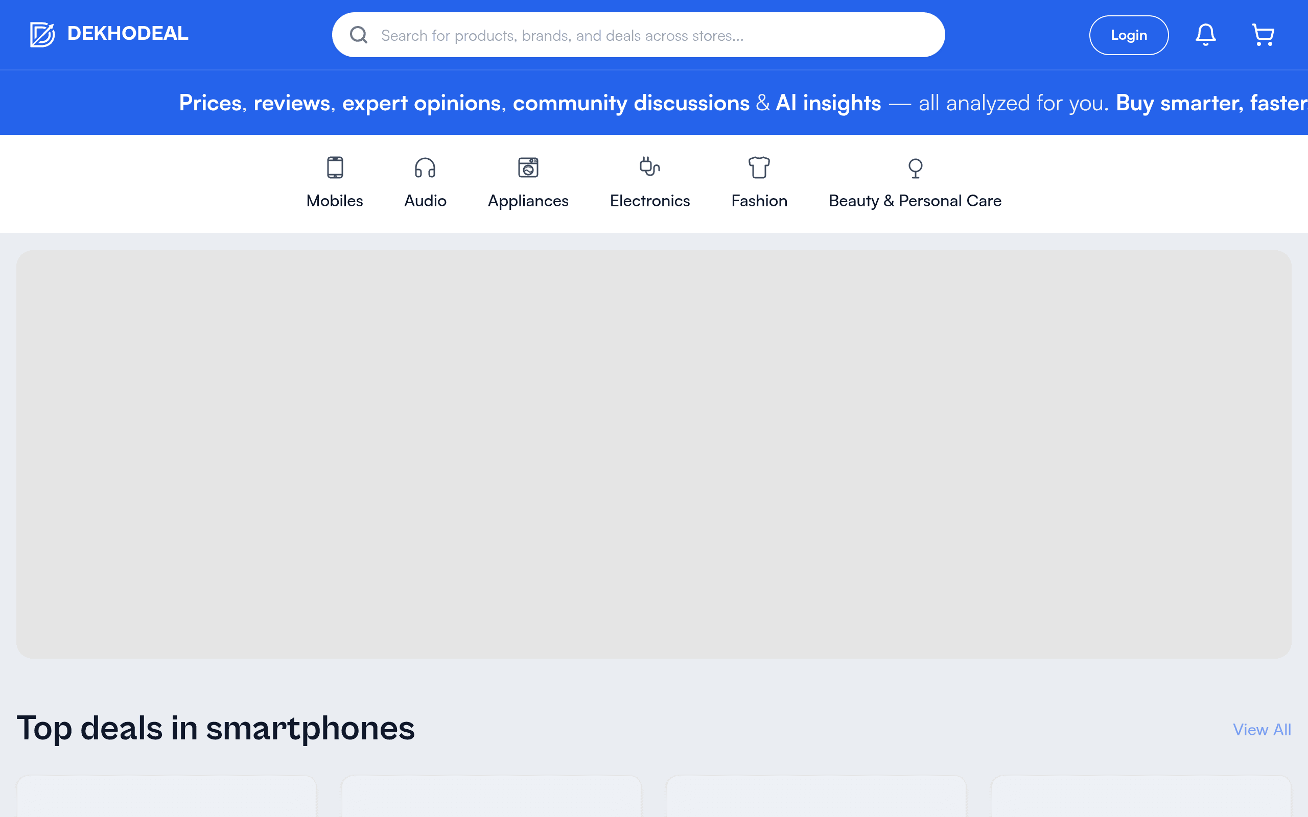 Screenshot of DekhoDeal