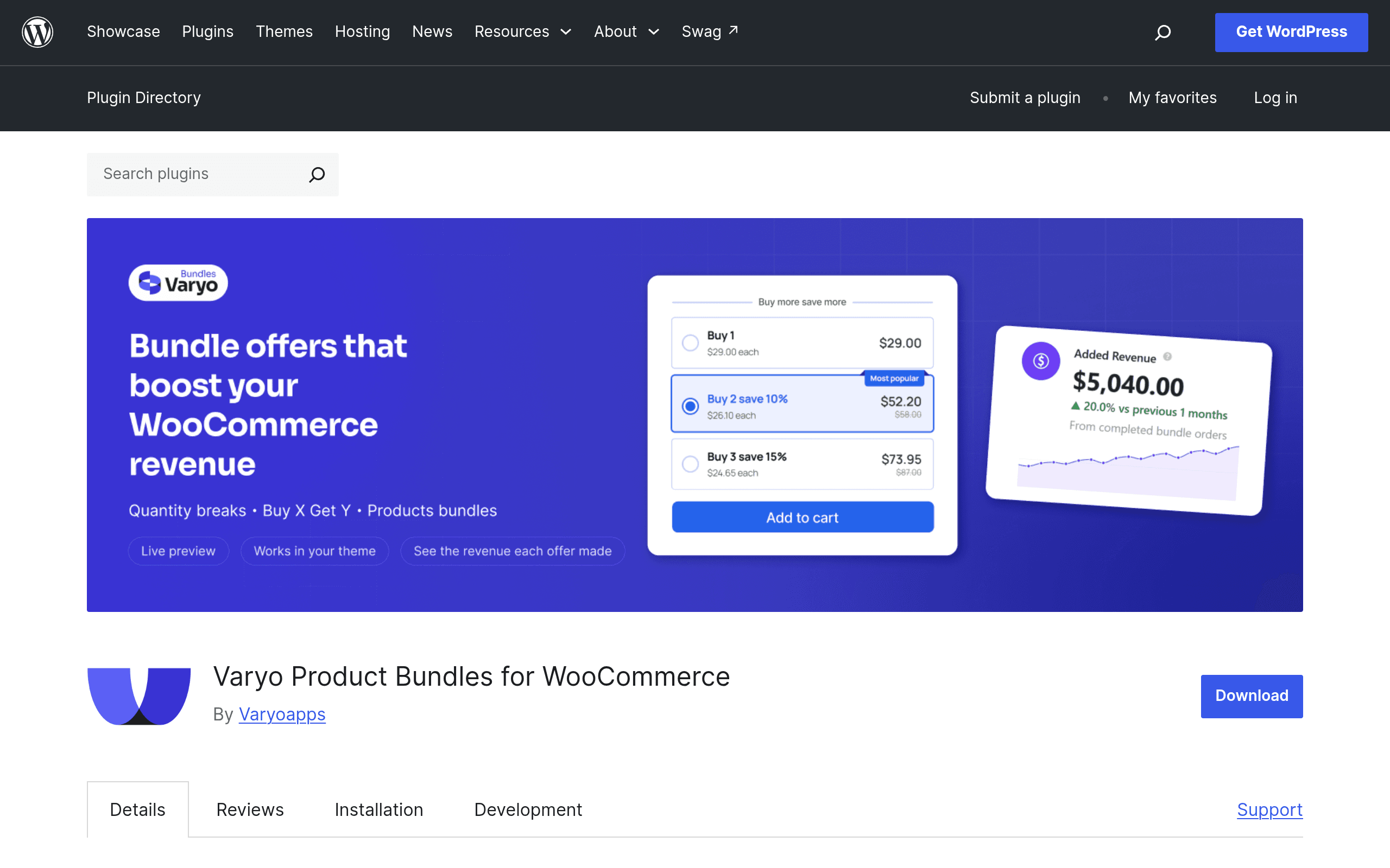 Screenshot of Varyo Bundles