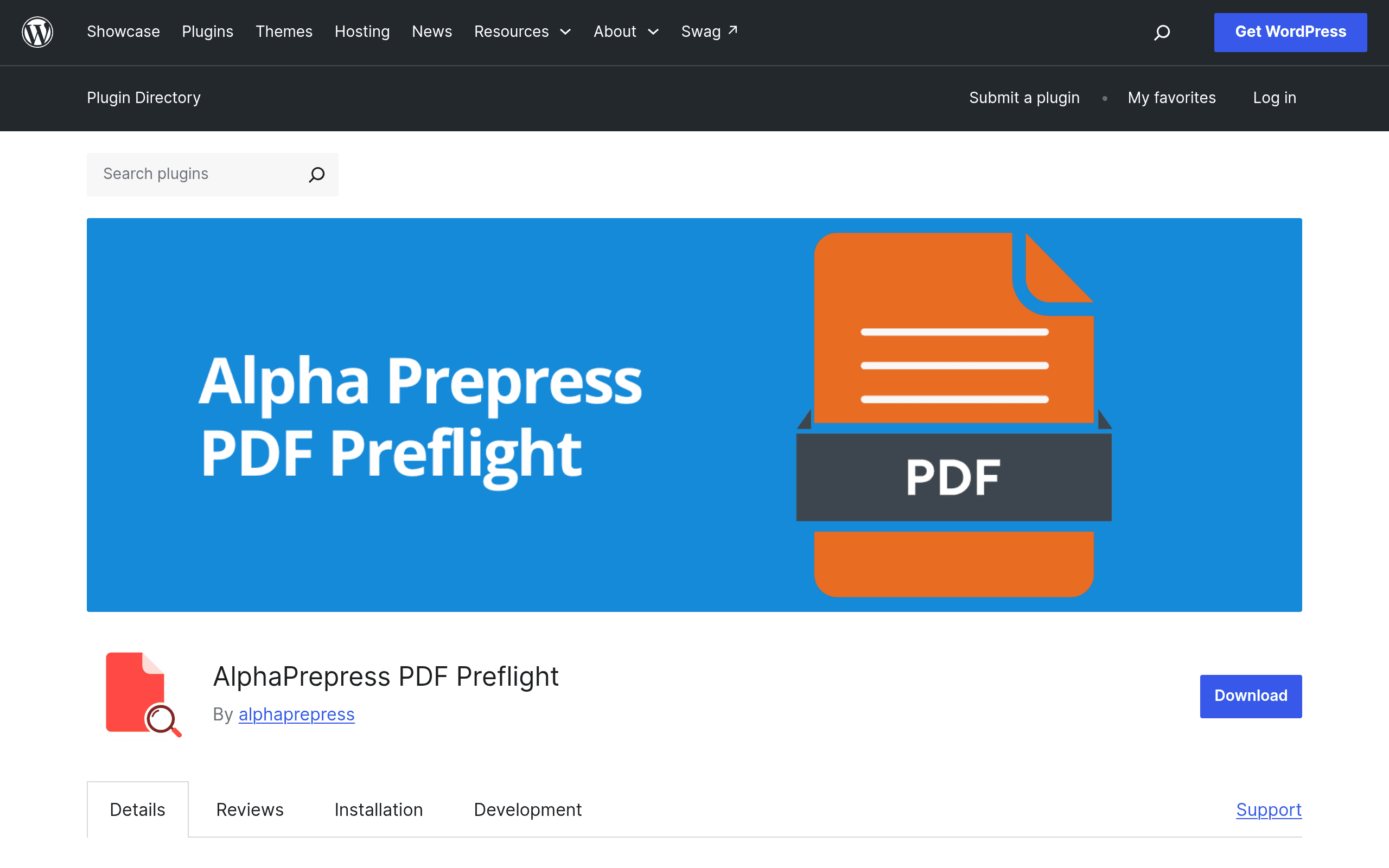 Screenshot of AlphaPrepress PDF Preflight