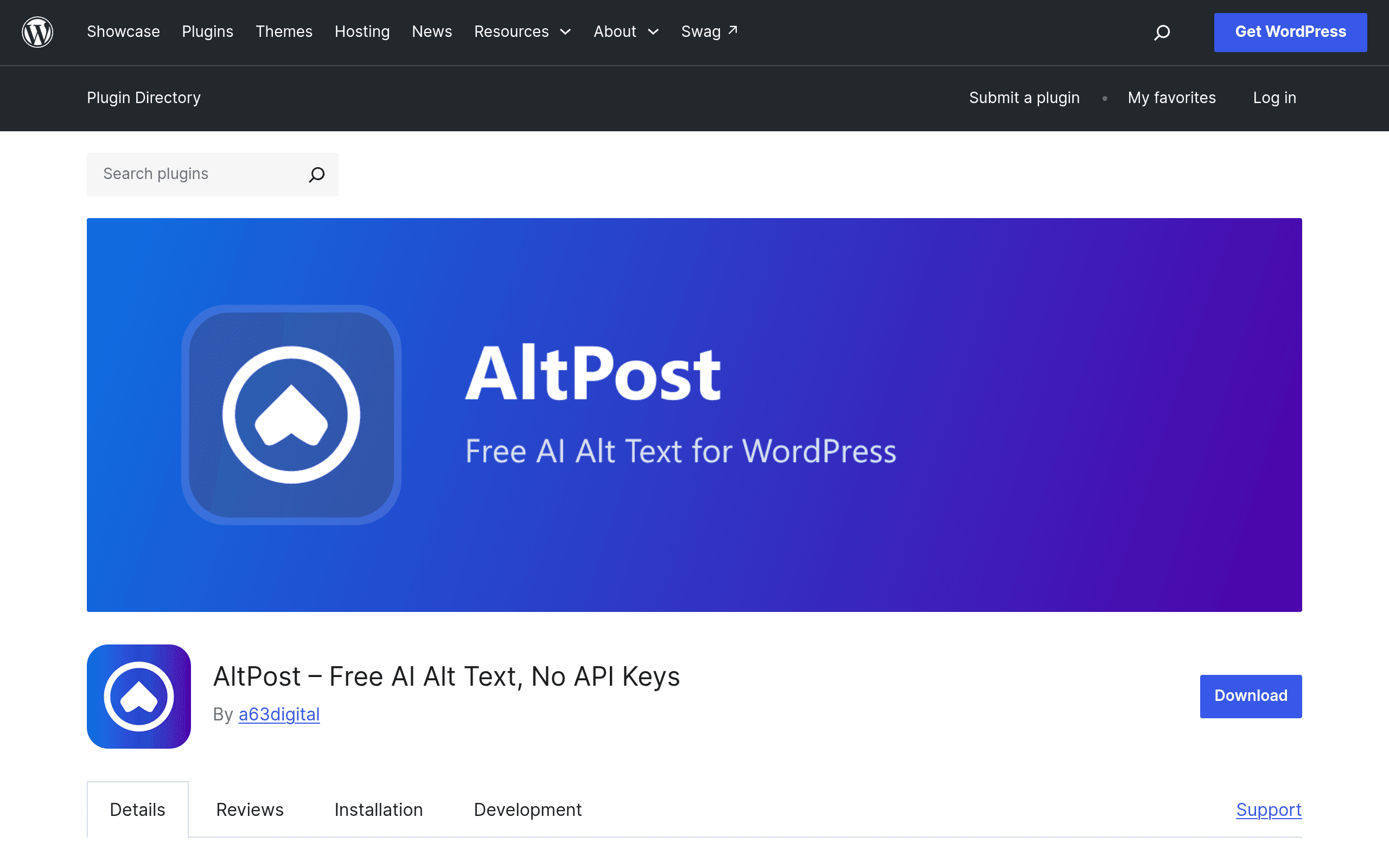Screenshot of AltPost – Free AI Alt Text, No API Keys