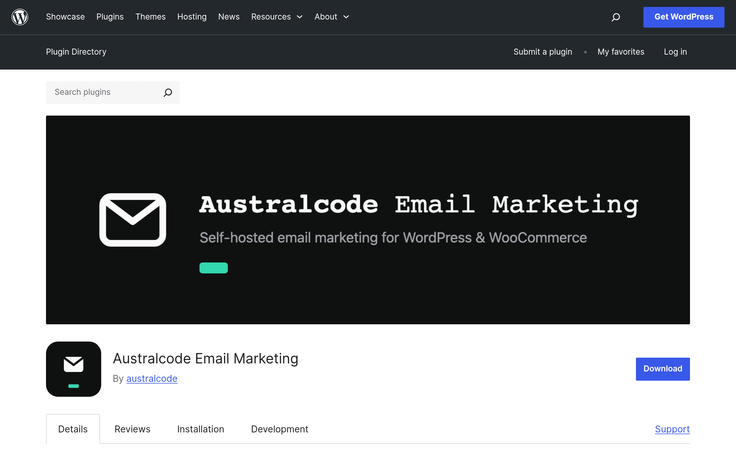 Screenshot of Australcode Email Marketing
