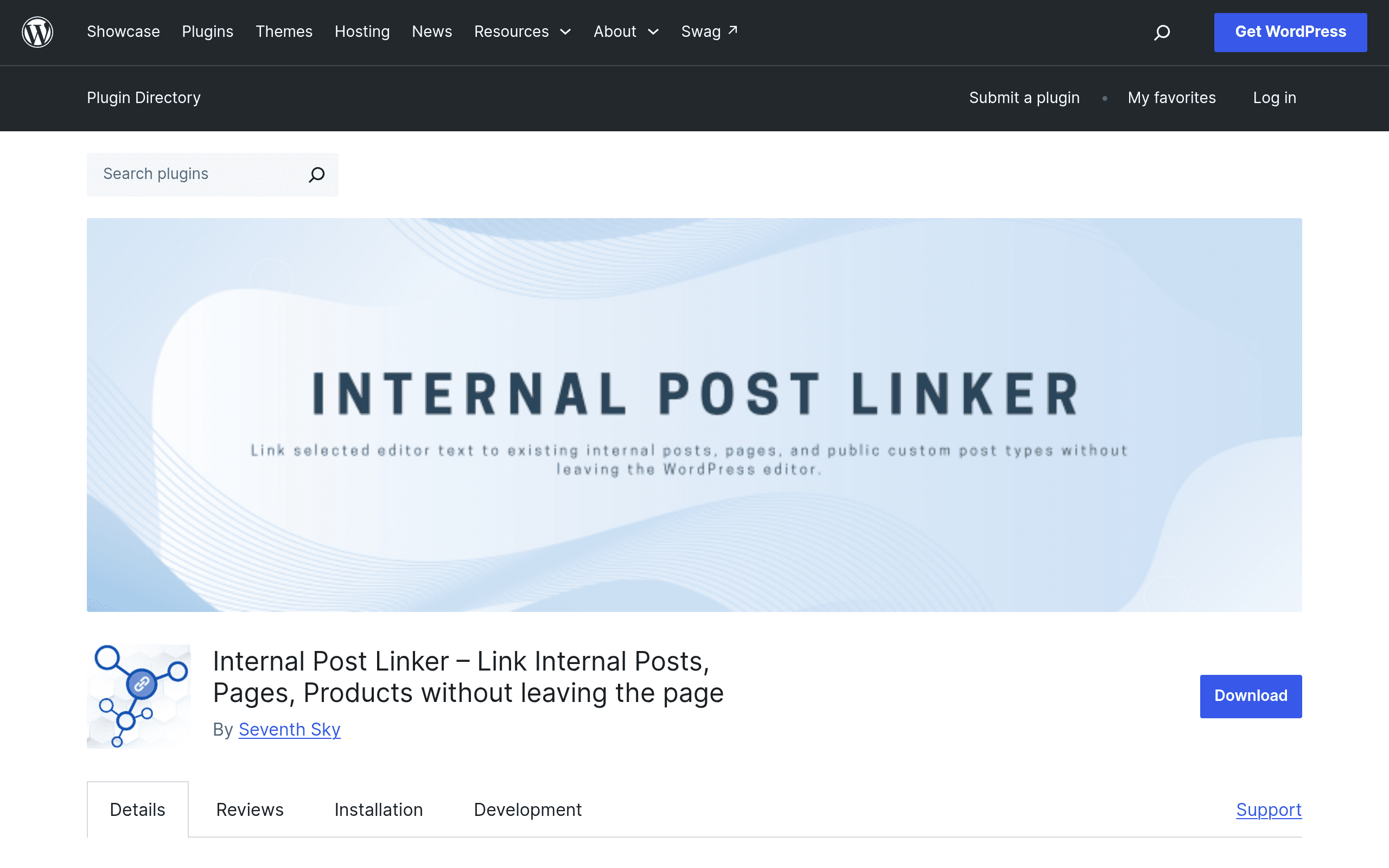 Screenshot of Internal Post Linker – Link Internal Posts, Pages, Products without leaving the page