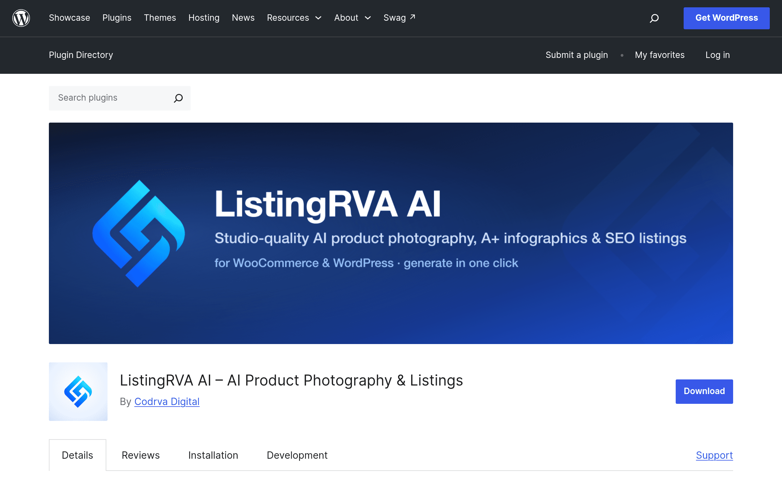 Screenshot of ListingRVA AI – AI Product Photography & Listings