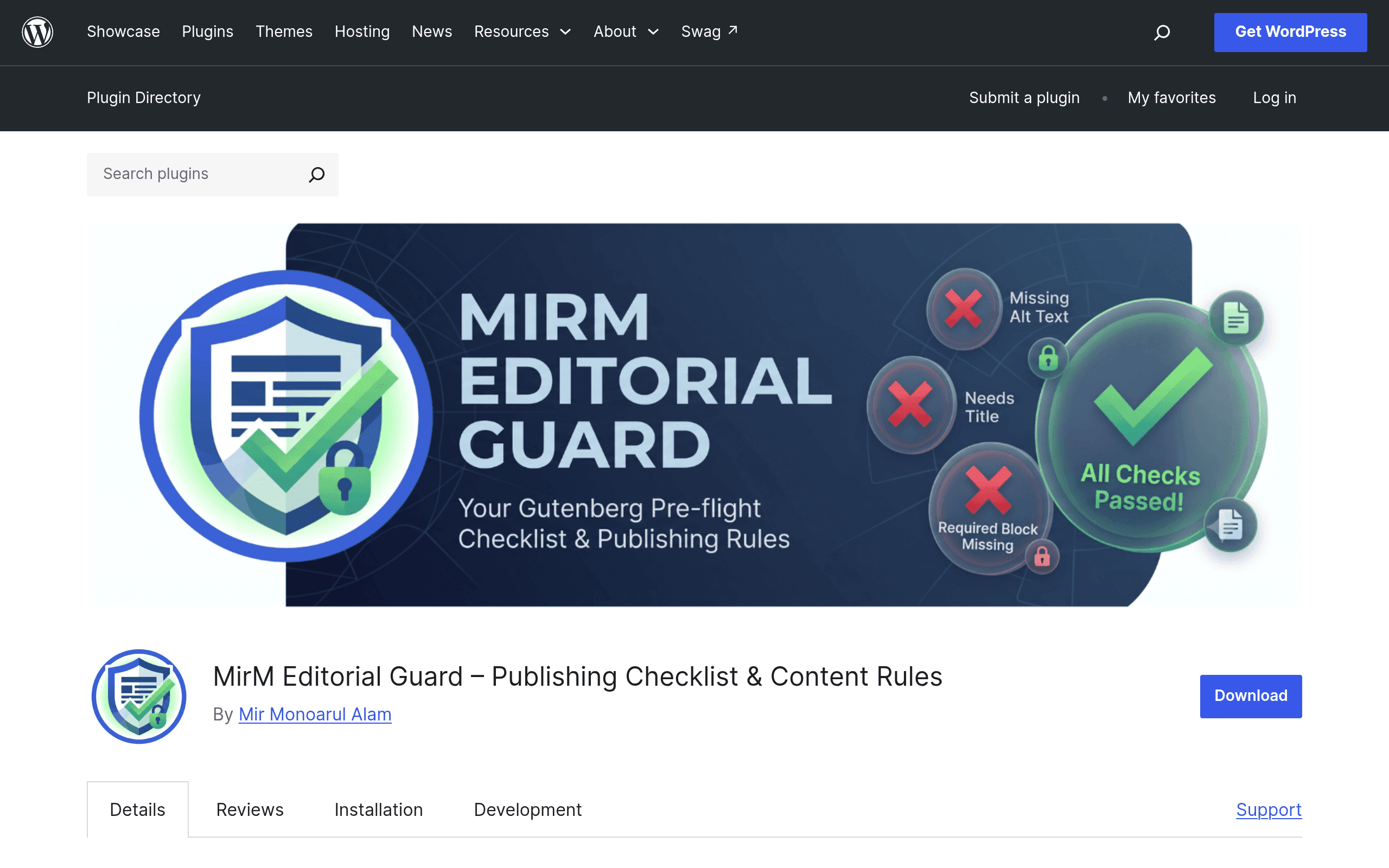 Screenshot of MirM Editorial Guard – Publishing Checklist & Content Rules