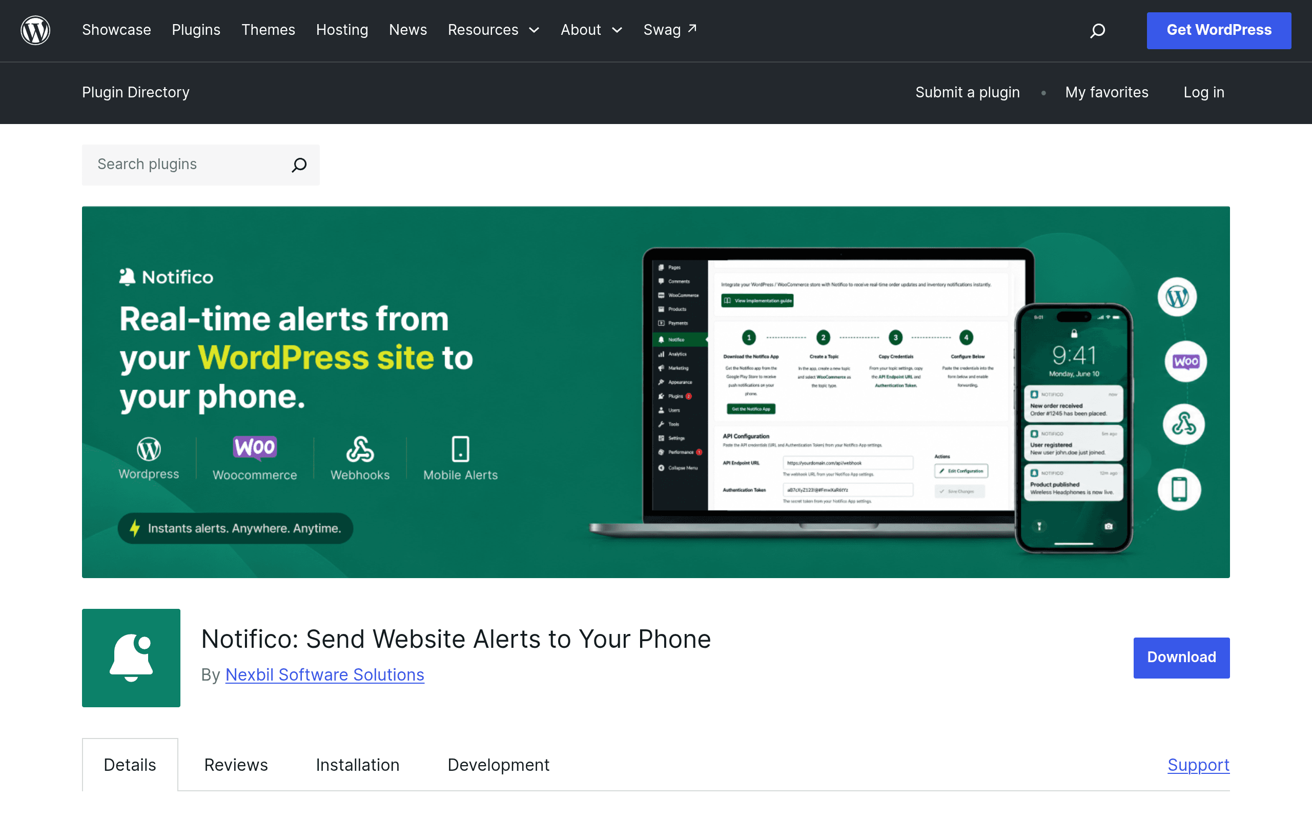 Screenshot of Notifico – Store Alerts on Your Phone