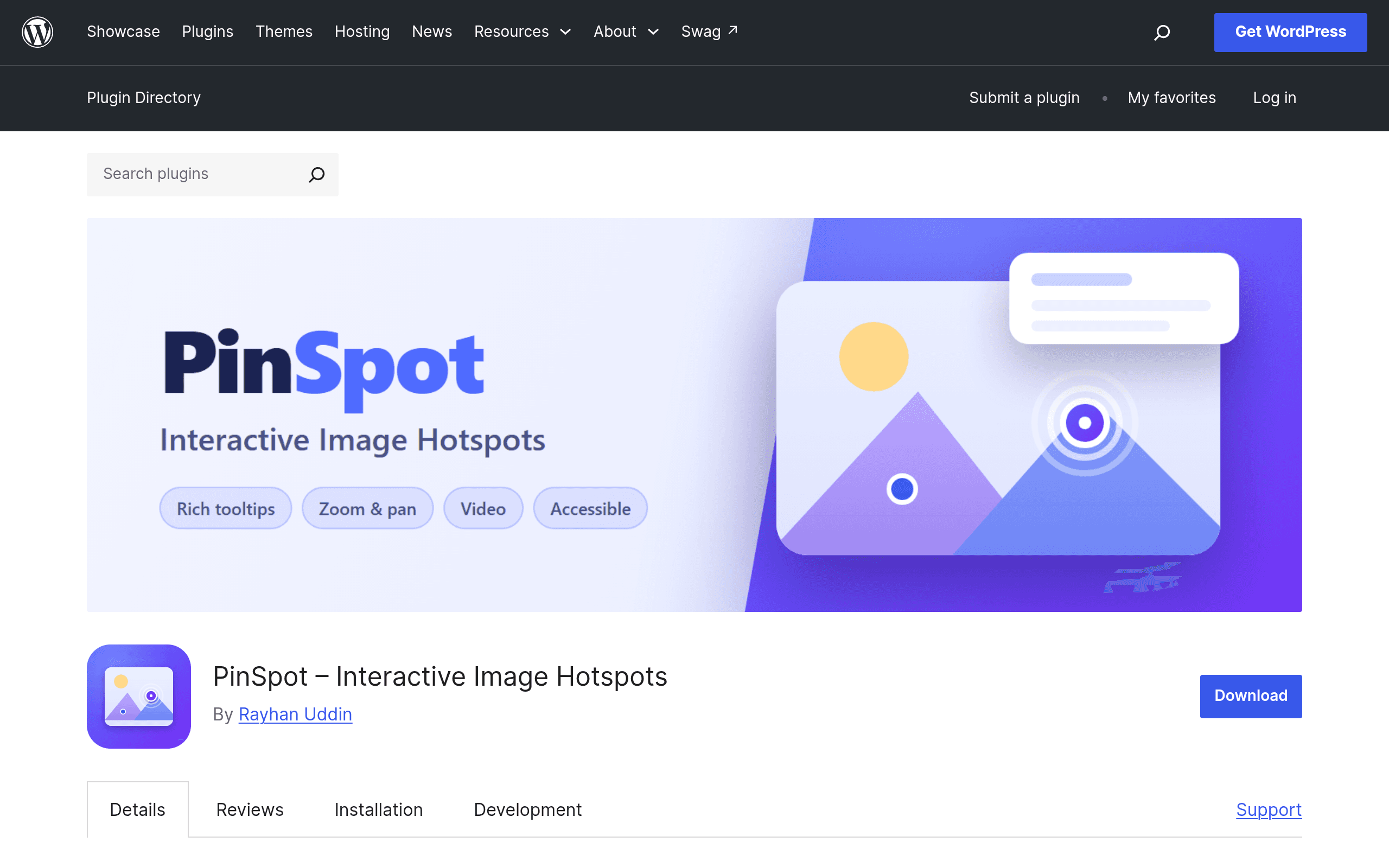 Screenshot of PinSpot – Interactive Image Hotspots