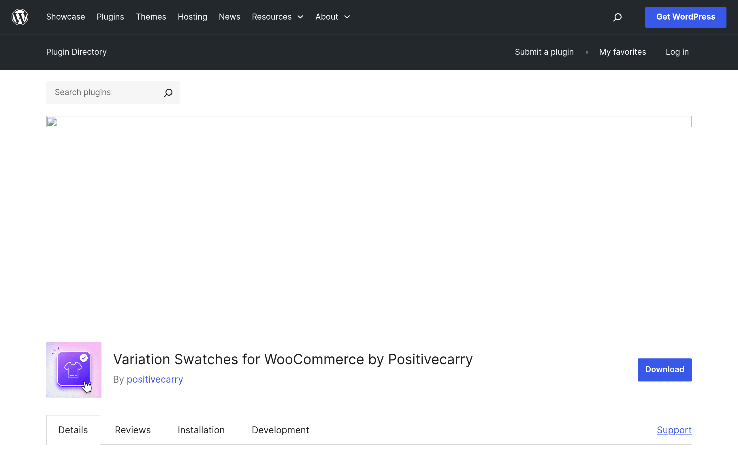 Screenshot of Positivecarry Product Buttons for WooCommerce