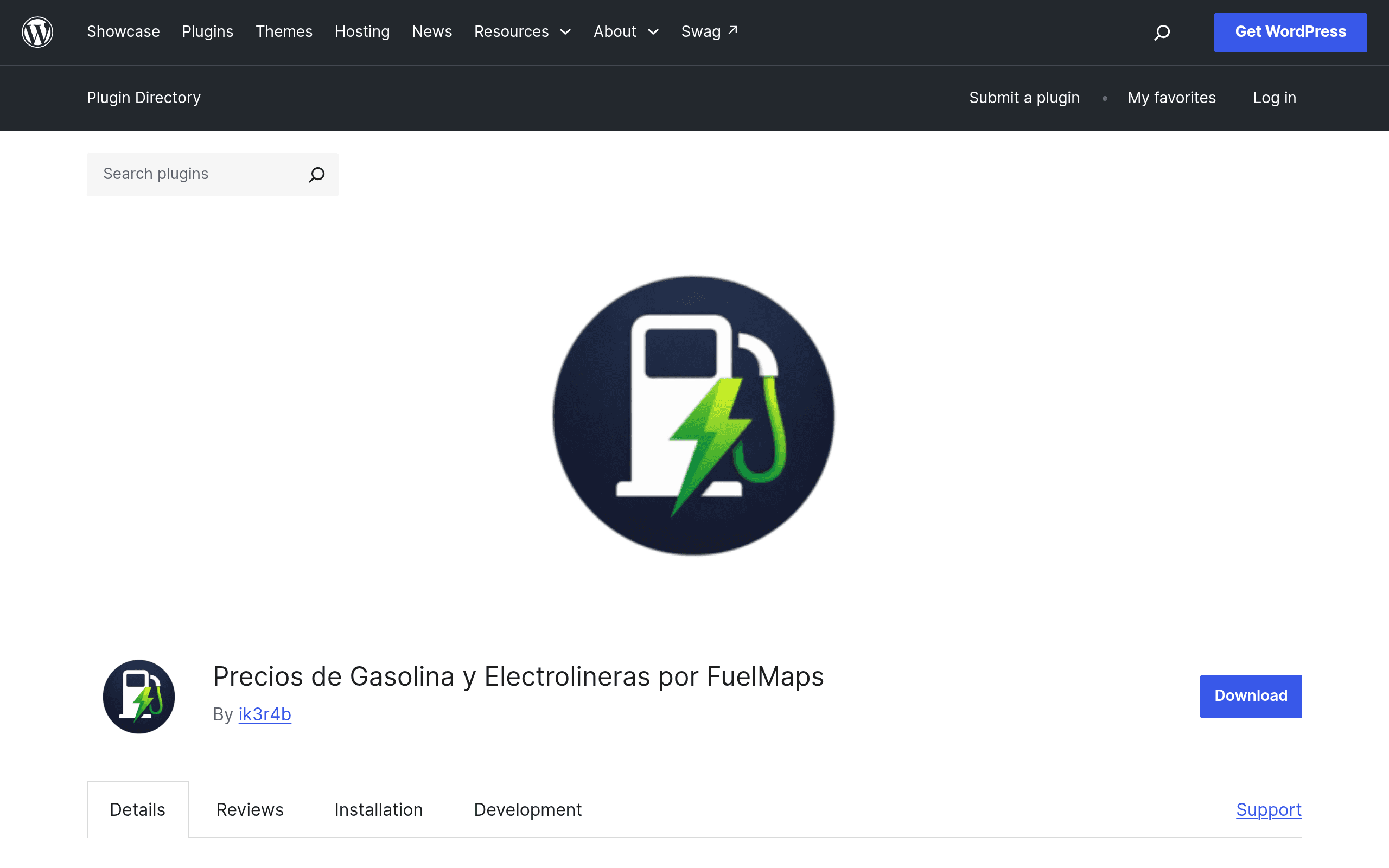 Screenshot of Precios de Gasolina y Electrolineras por FuelMaps