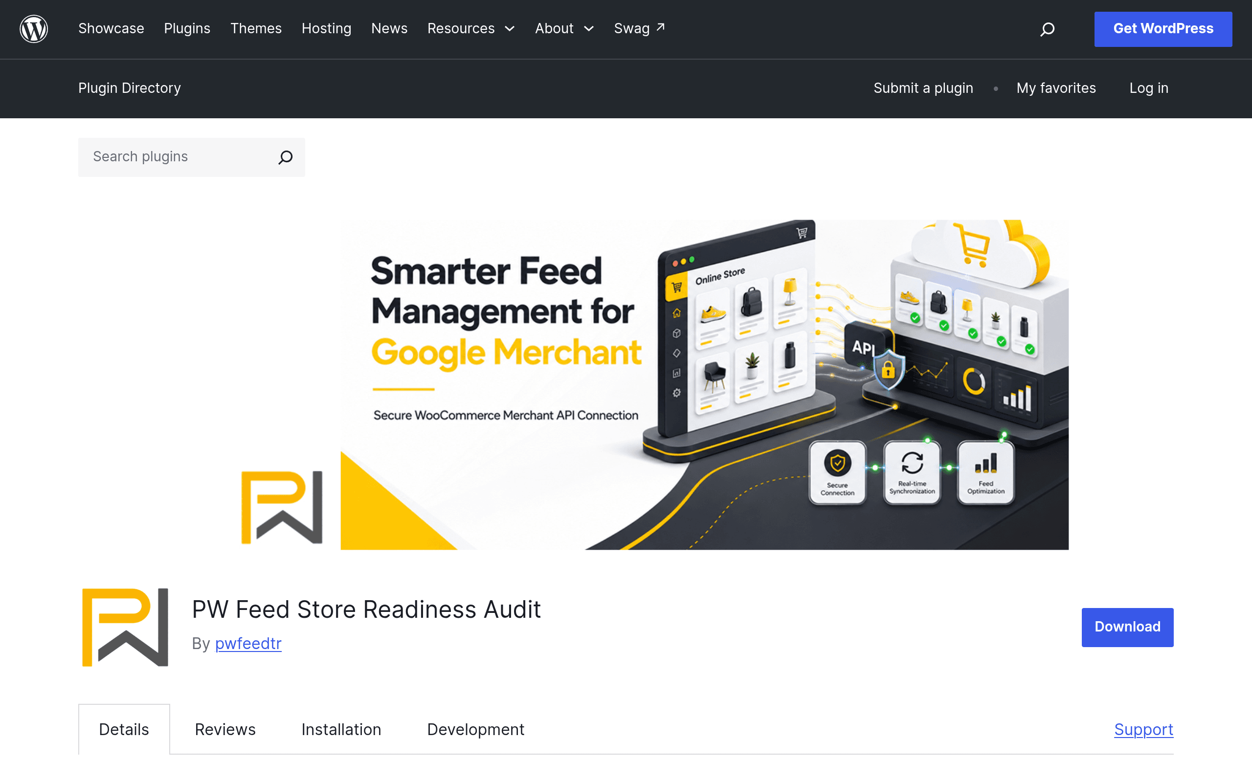 Screenshot of PW Feed Store Readiness Audit