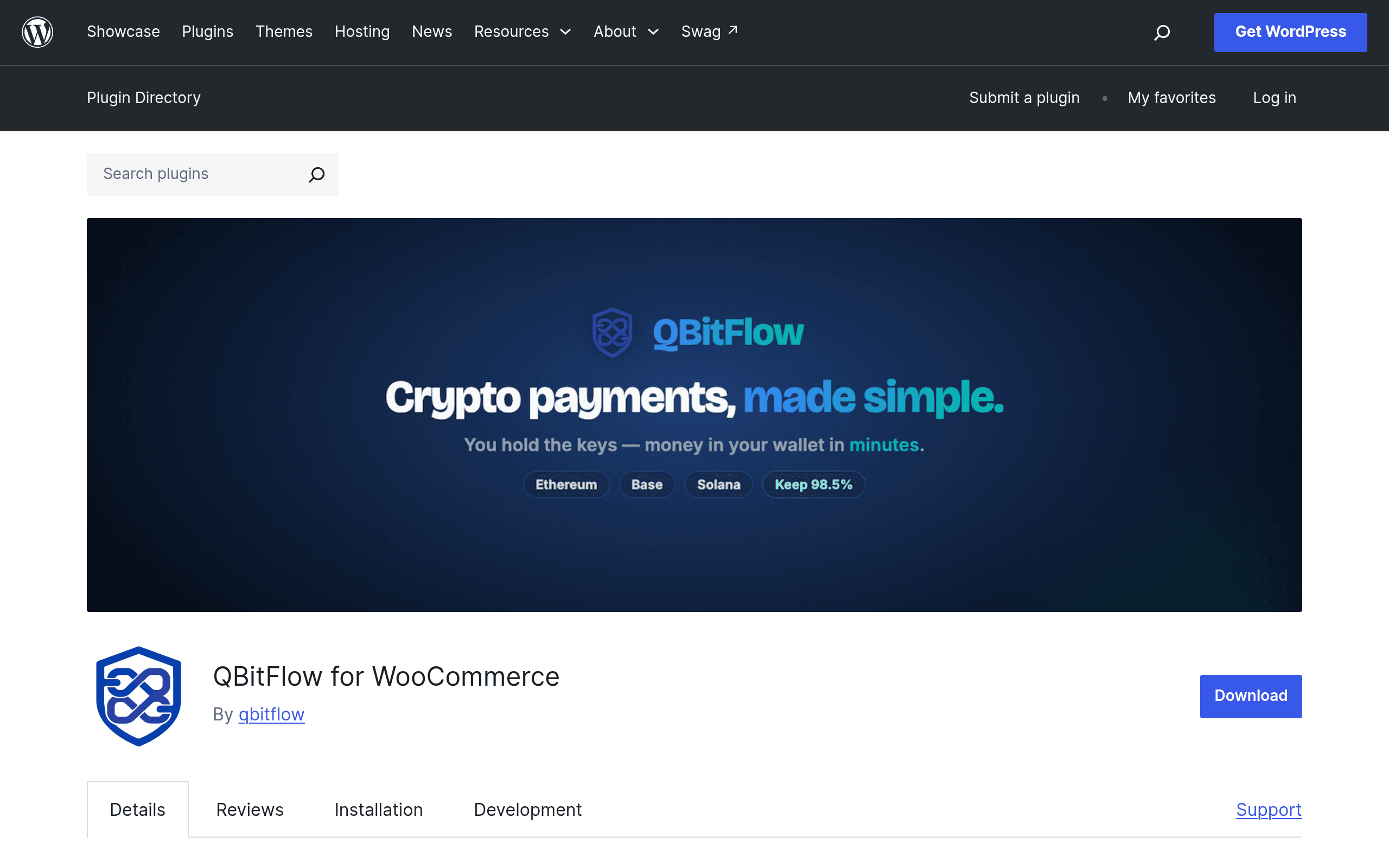 Screenshot of QBitFlow for WooCommerce