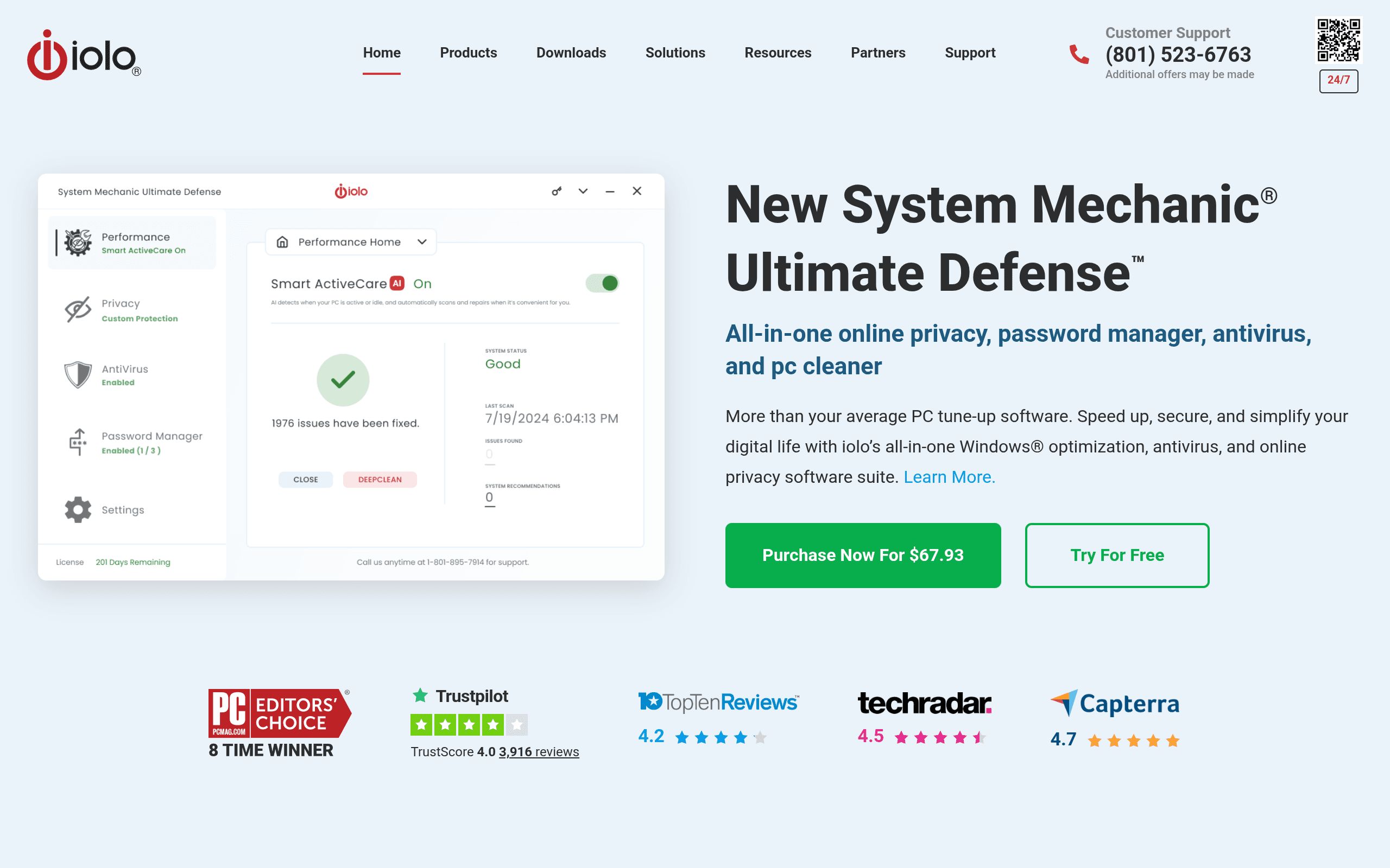 Screenshot of RealDefense