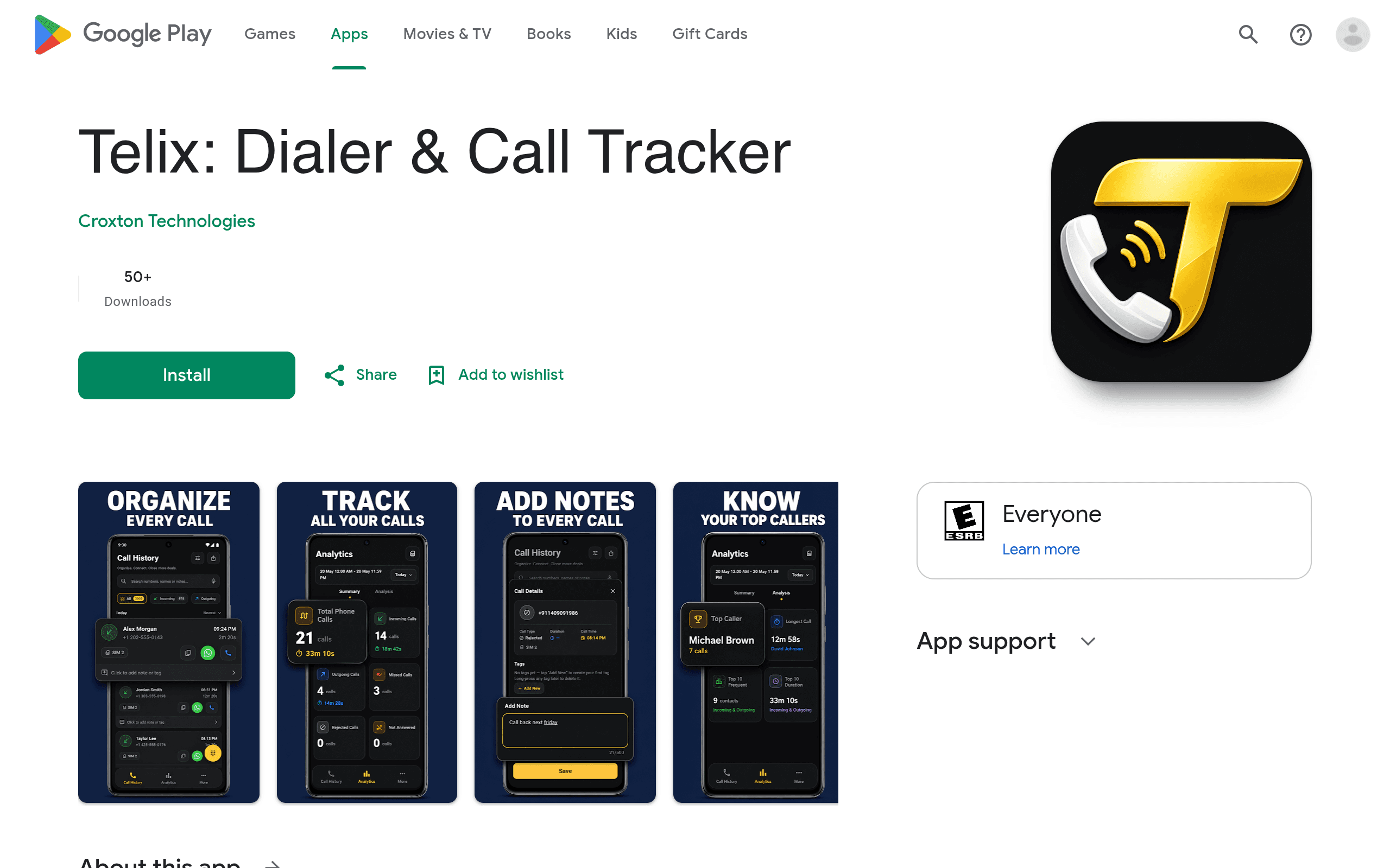 Screenshot of Telix : Dailer & Call Tracker